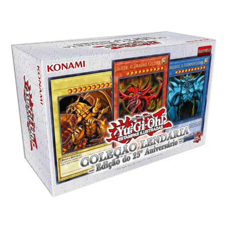 Yugioh Box Coleção Lendária 25 Anos Deuses Egípcio Português