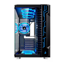 Gabinete Gamer Aquario Rise Mode Galaxy Glas Mid Tower