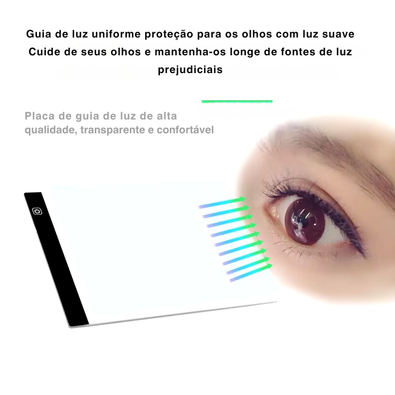 Caderno Led Para Desenho