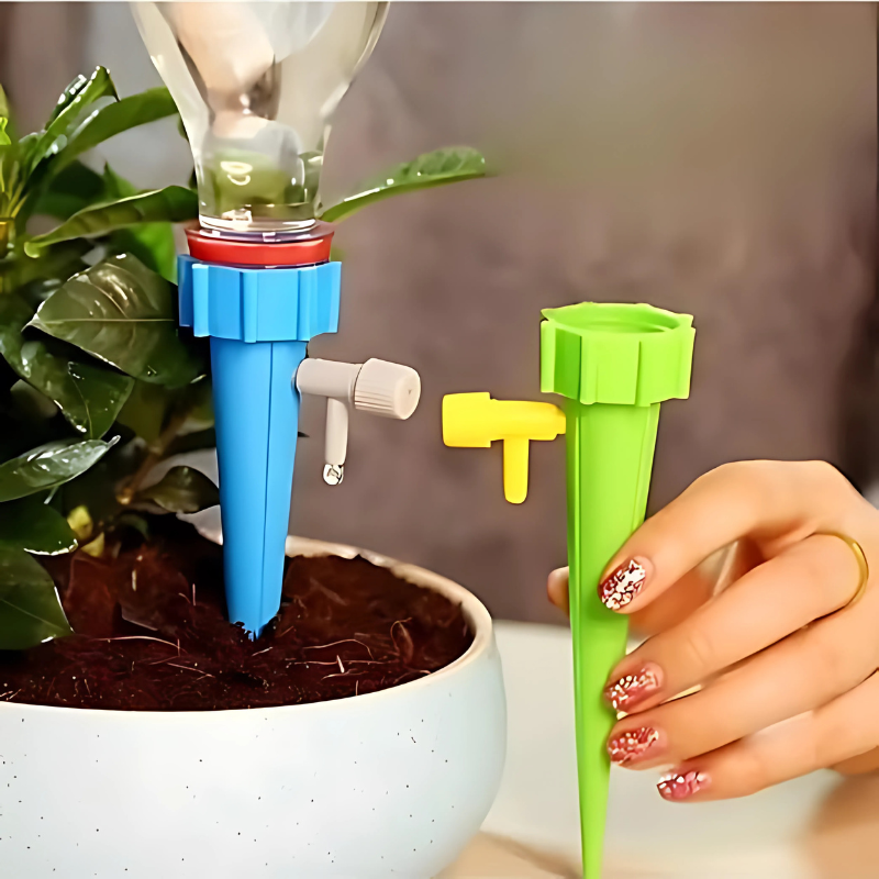 Irrigador Automático Acoplável de Garrafa Pet para Plantas