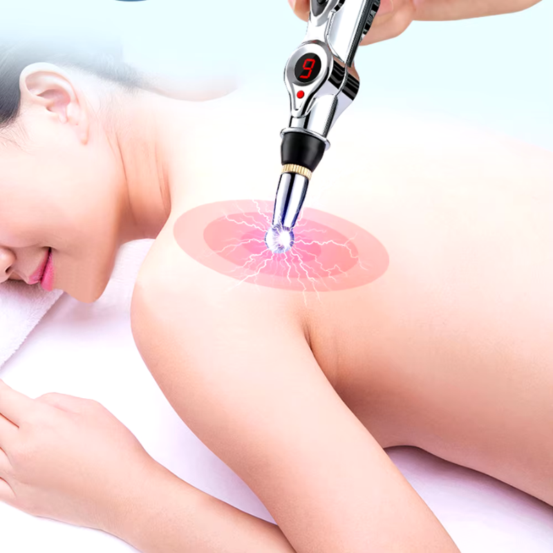 Caneta De Acupuntura Com Pulsos Elétricos 3 em 1