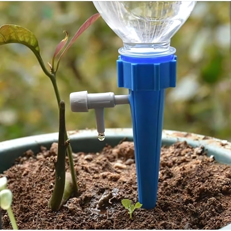 Irrigador Automático Acoplável de Garrafa Pet para Plantas