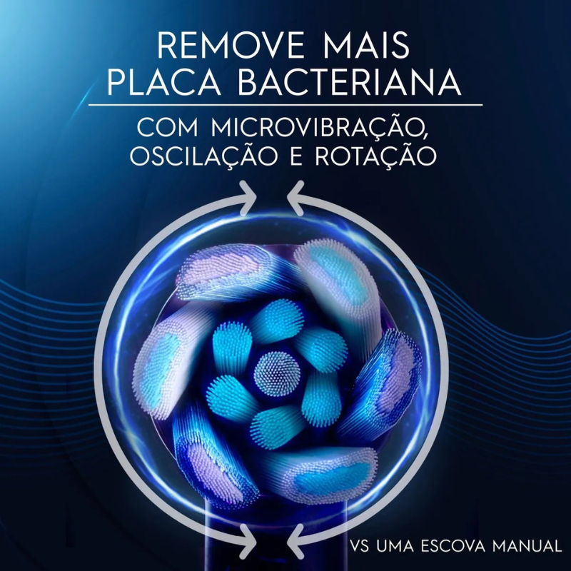 Escova de Dente Elétrica Oral B iO Series 6 Cinza 100-240V
