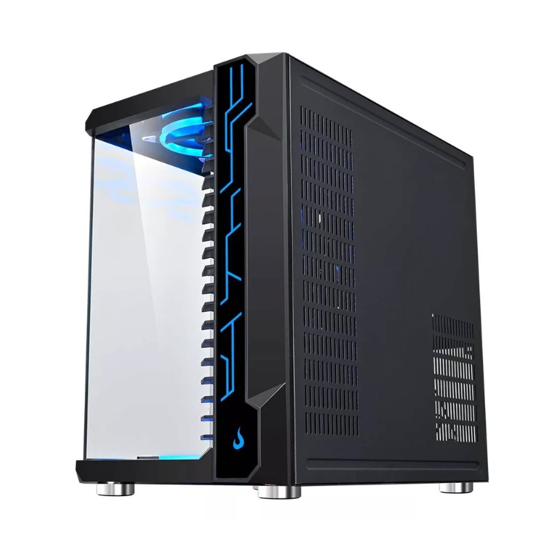Gabinete Gamer Aquario Rise Mode Galaxy Glas Mid Tower