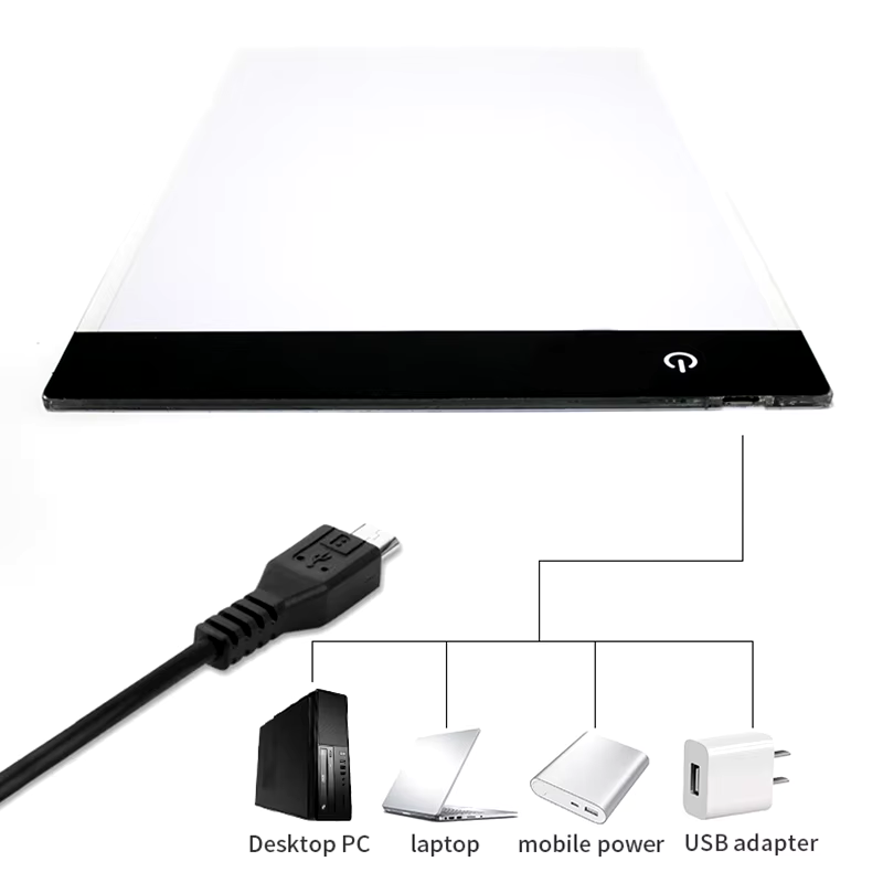 Caderno Led Para Desenho