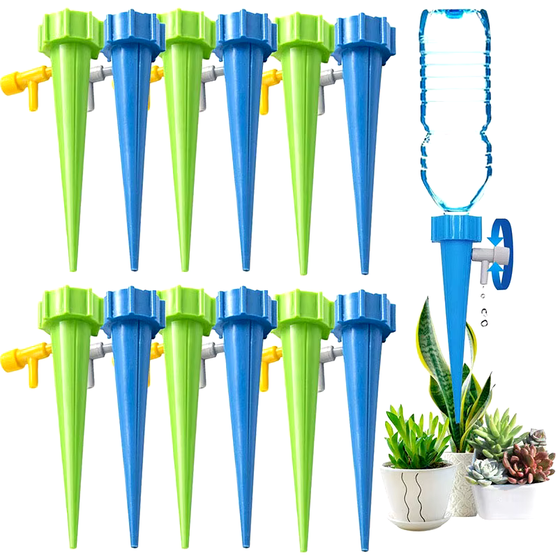 Irrigador Automático Acoplável de Garrafa Pet para Plantas