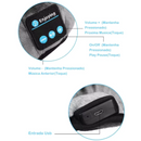 Fones de ouvido Bluetooth Com Bloqueio de Luz e Ruídos