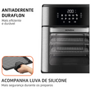 Fritadeira Air Fryer Forno Oven 12L Mondial Preto/Inox 2200W AFON-12L-BI
