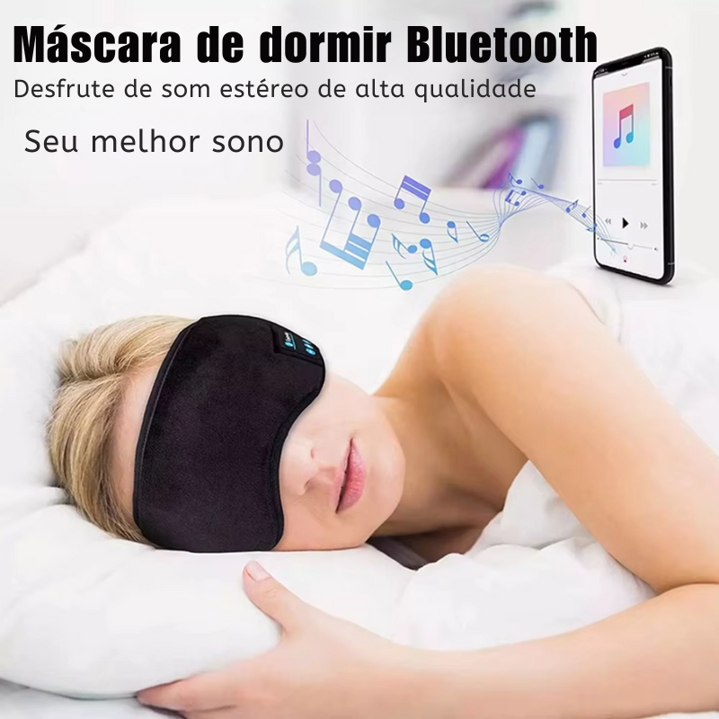 Fones de ouvido Bluetooth Com Bloqueio de Luz e Ruídos