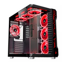 Gabinete Gamer Aquario Rise Mode Galaxy Glas Mid Tower