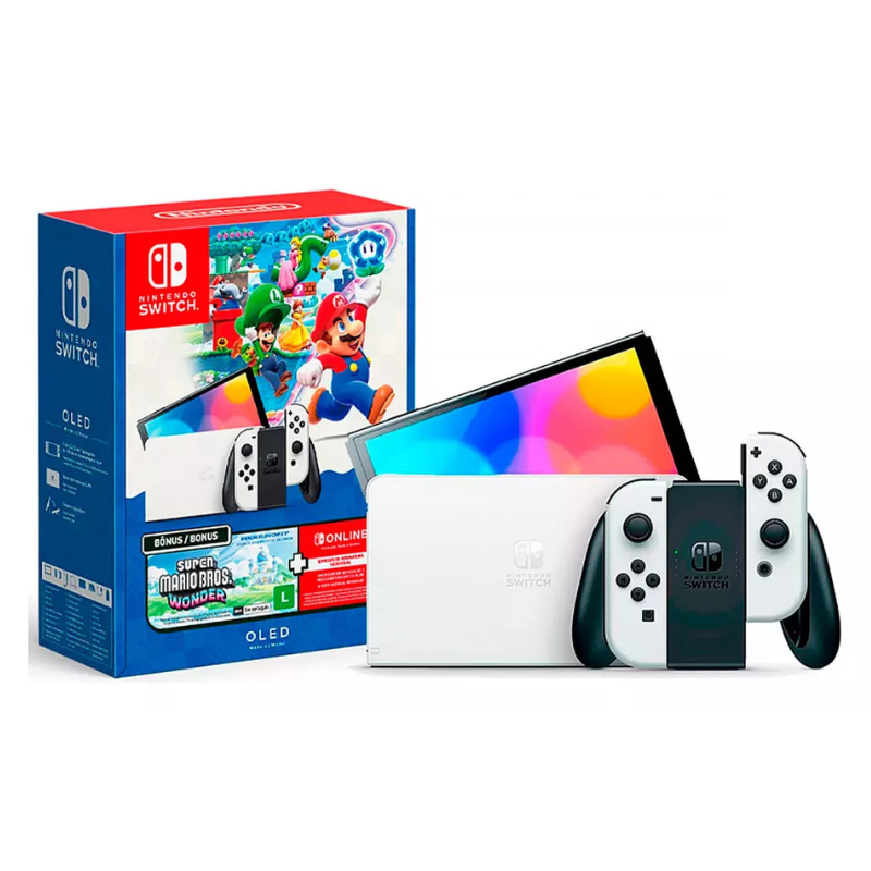 Nintendo Switch Oled 64gb + Super Mario Bros Wonder Nintendo Switch Oled 64gb + Super Mario Bros Wonder