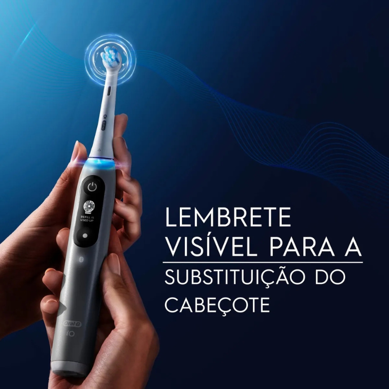 Escova de Dente Elétrica Oral B iO Series 6 Cinza 100-240V
