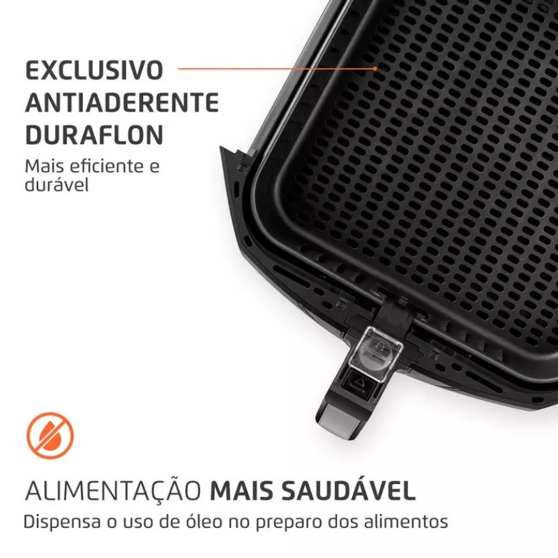 Fritadeira Sem Óleo Air Fryer 8L Mondial  1900W AFN-80-FB