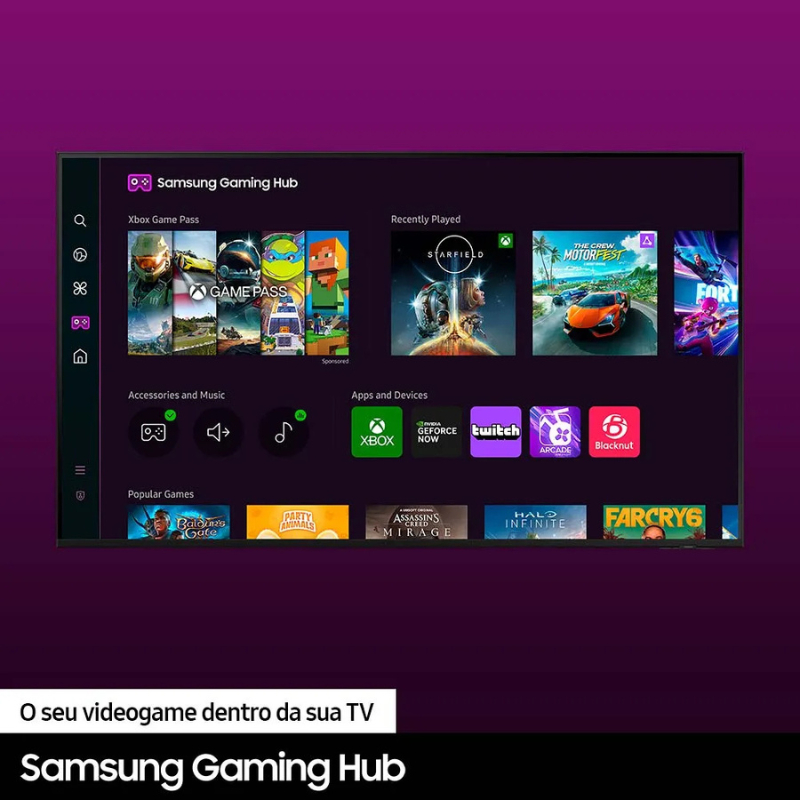 Smart TV Samsung UN50DU7700GXZD 50