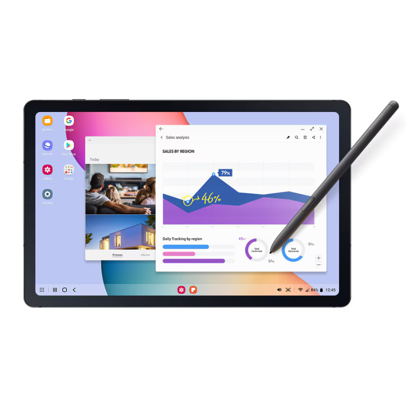 Tablet Samsung Galaxy Tab S6 Lite 4G + Wi-Fi  Telas 10.4