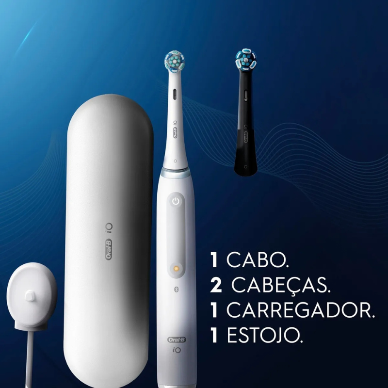 Escova de Dente Elétrica Oral B iO Series 4 Branca 100-240V