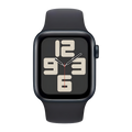 Apple Watch SE GPS + Caixa meia-noite de alumínio 40 mm - M/G