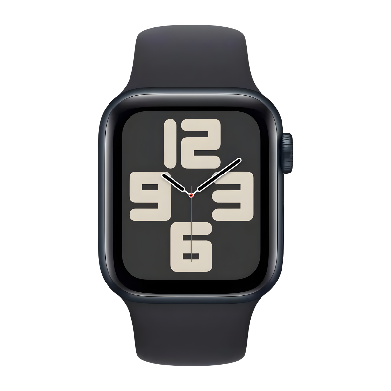 Apple Watch SE GPS + Caixa meia-noite de alumínio 40 mm - M/G
