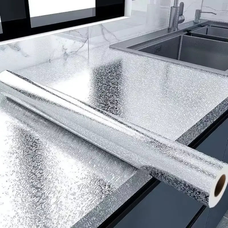 Adesivo de Alumínio Impermeável para Cozinha modelo
