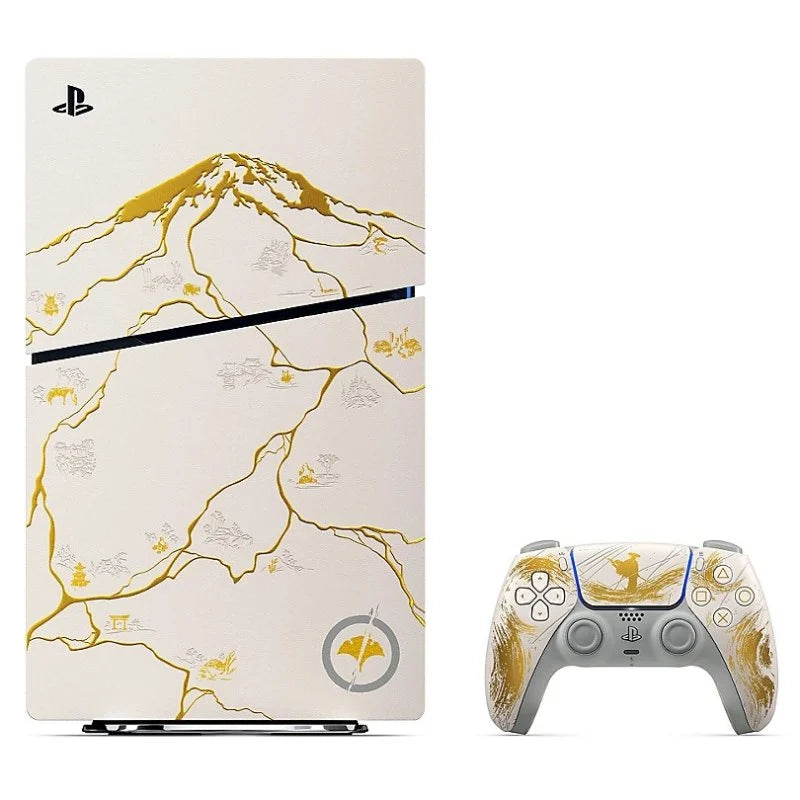 PlayStation 5 Slim Ssd 1tb   Ghost Of Yotei Ouro Limited Edition Mídia Física