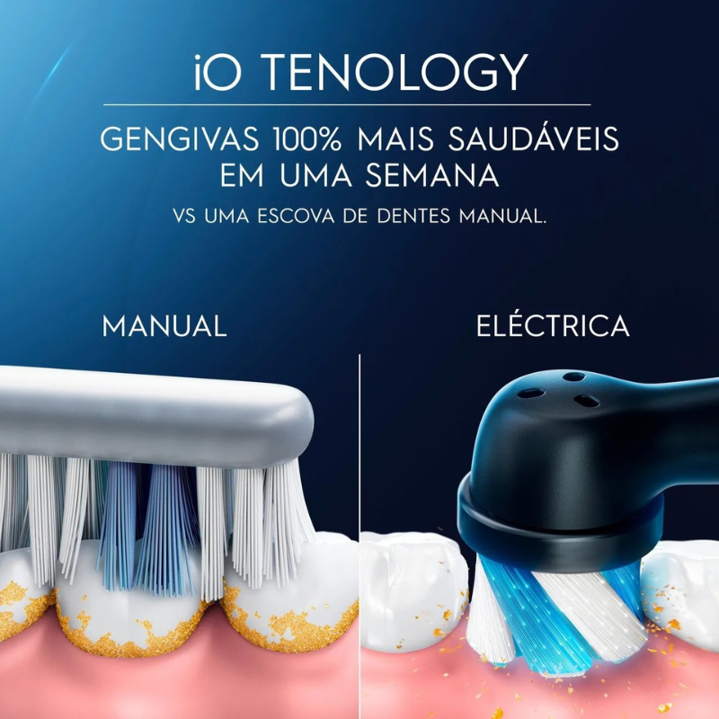 Escova de Dente Elétrica Oral B iO Series 4 Branca 100-240V