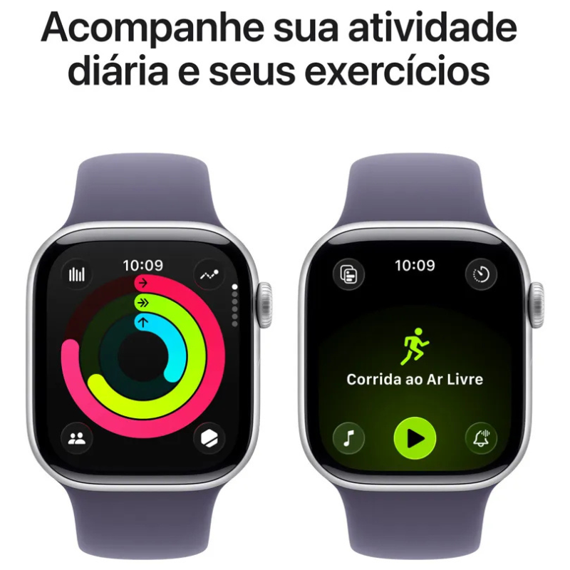Apple Watch Series 11 GPS - Caixa prateada de alumínio – 42 mm