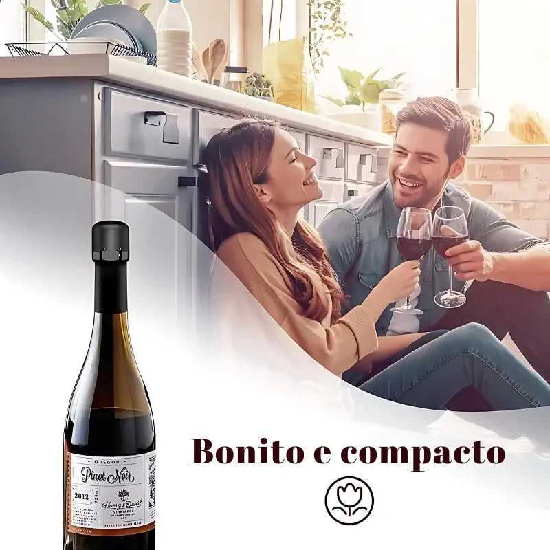 Tampa de Vinho FreshCap - Frete Grátis