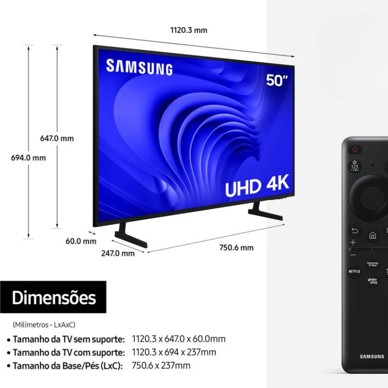 Smart TV Samsung UN50DU7700GXZD 50