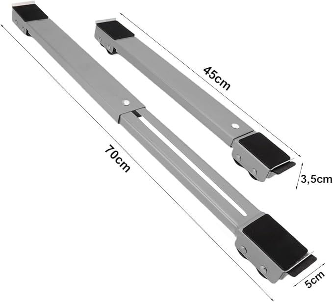 Base com Rodinhas para Moveis Ajustável