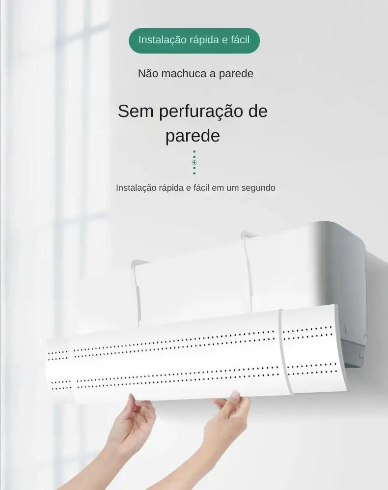 Defletor Ajustável para Ar-Condicionado