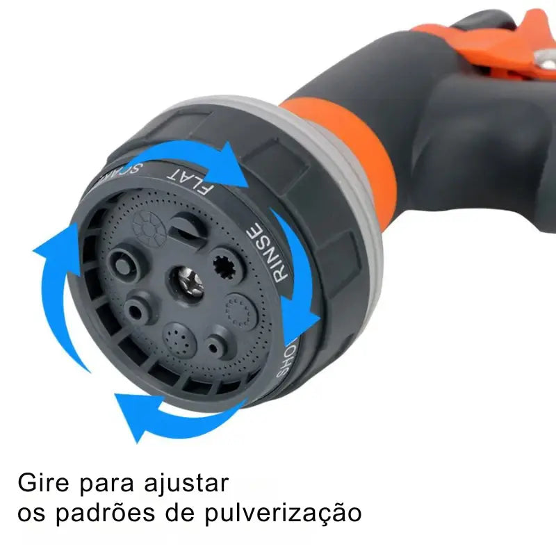 Pistola de Água com 8 Modos Spray