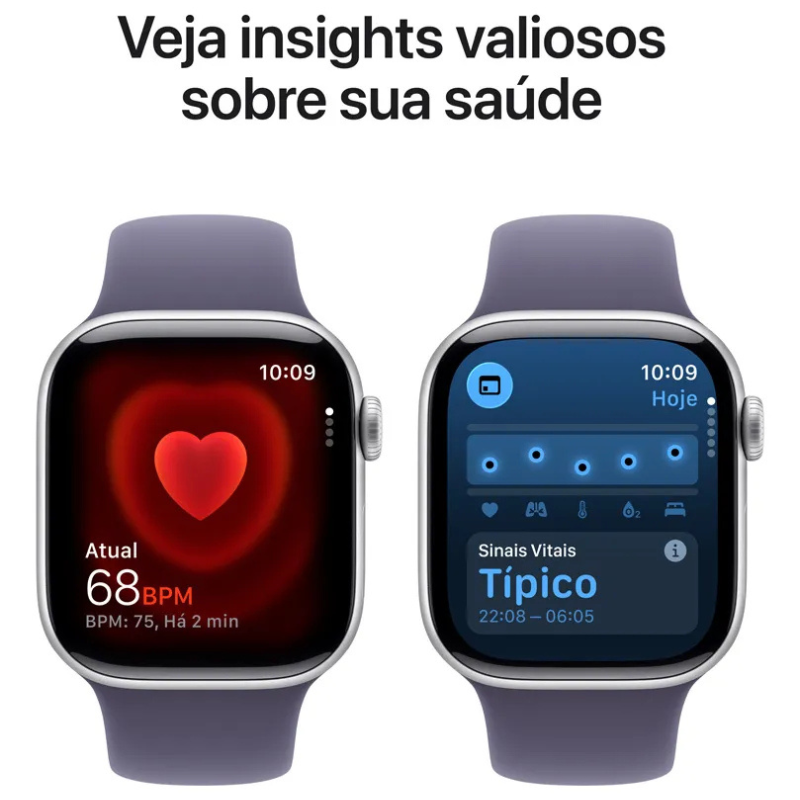 Apple Watch Series 11 GPS - Caixa prateada de alumínio – 42 mm