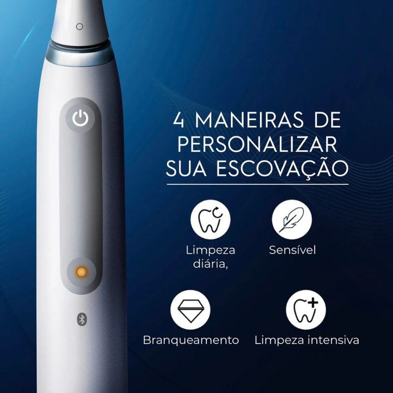 Escova de Dente Elétrica Oral B iO Series 4 Branca 100-240V