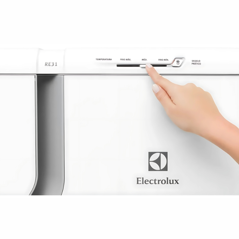 Geladeira Electrolux Cycle Defrost 240L Degelo Prático Uma Porta  RE31