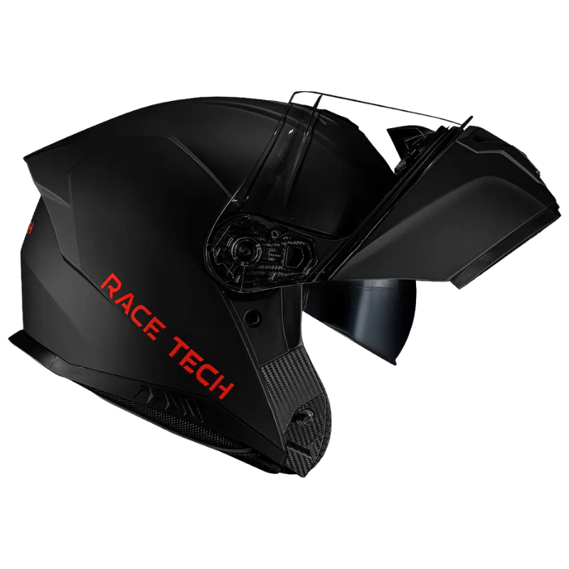 Capacete Race Tech Signal Monocolor Preto Fosco