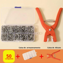 Alicate de Fixação Para Botões I Kit Completo