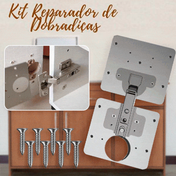 Kit Reparador de Dobradiças