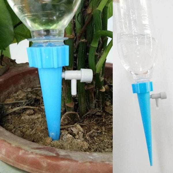 Irrigador Automático Acoplável de Garrafa Pet para Plantas