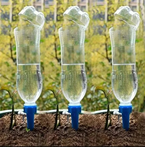 Irrigador Automático Acoplável de Garrafa Pet para Plantas