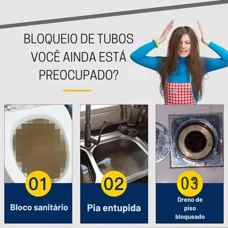 Desentupidor de Tubos Cozinha 100ML