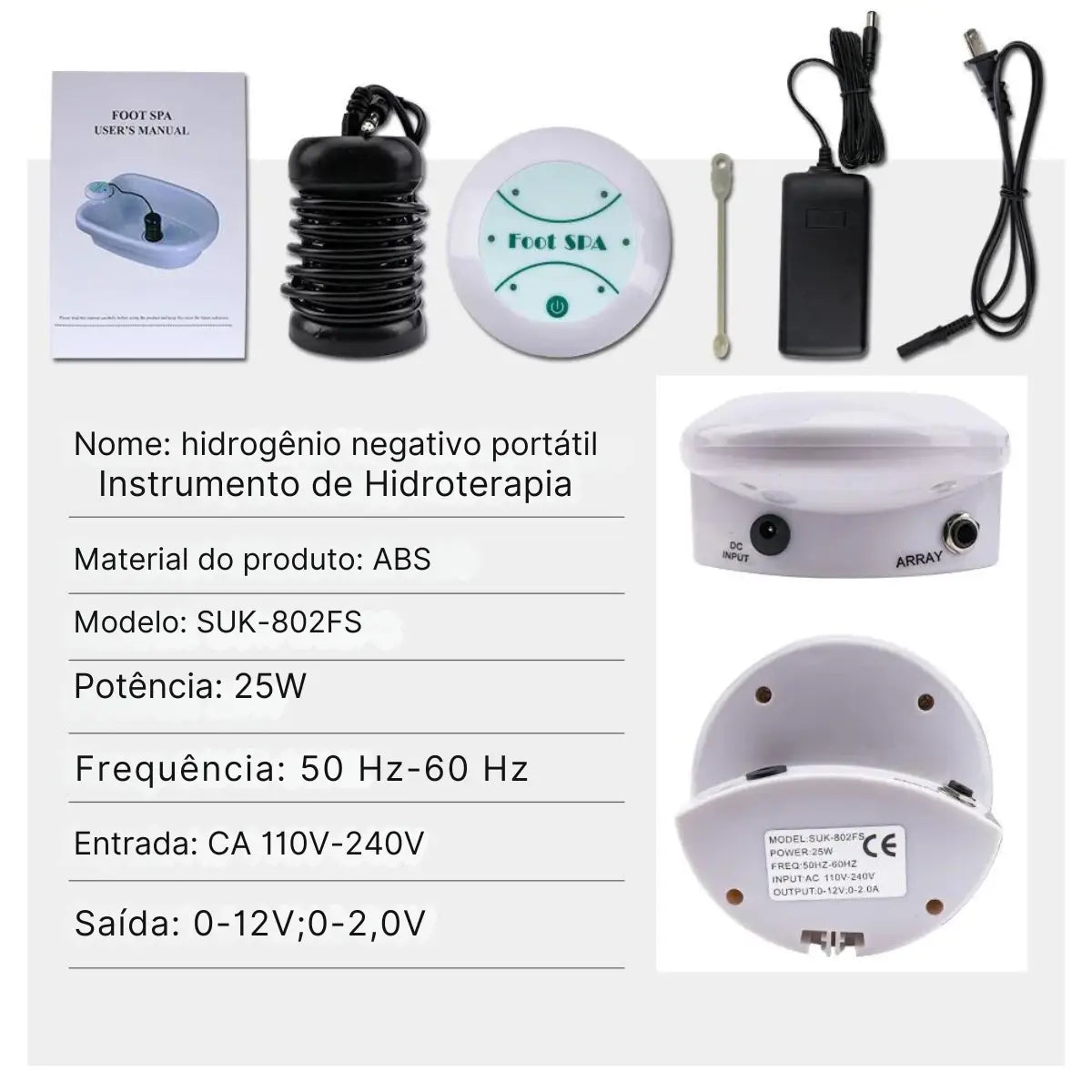 Aparelho Detox para Limpeza do Organismo - Spa Turbo