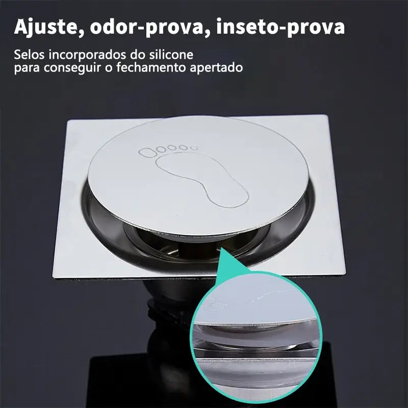 Ralo Redondo com Vedação de Odor