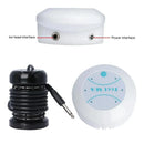 Dispositivo de spa para pés de desintoxicação iônica com vários componentes, incluindo uma unidade de controle, interface de energia e eletrodo de banho para pés.