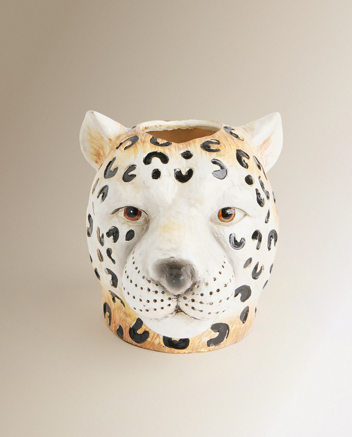 Jarrón decorativo Tigre Animal - Negro