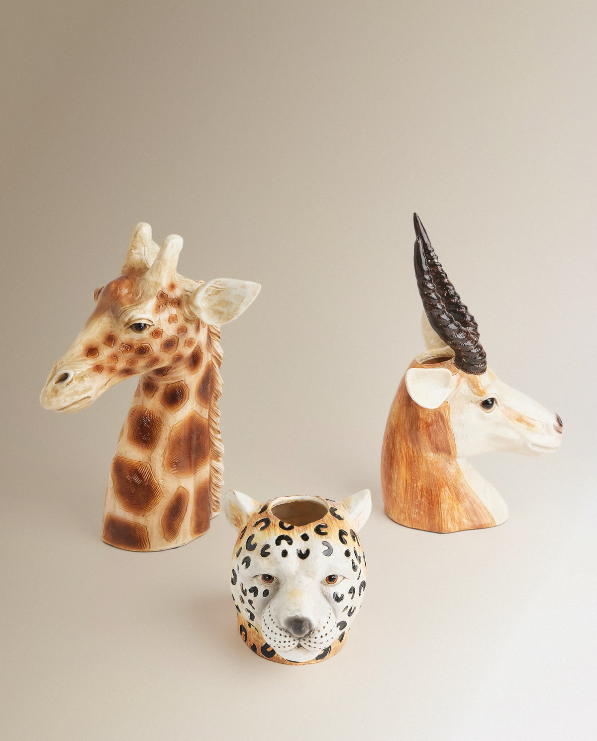 Jarrón decorativo Antílope Animal - Multicolor
