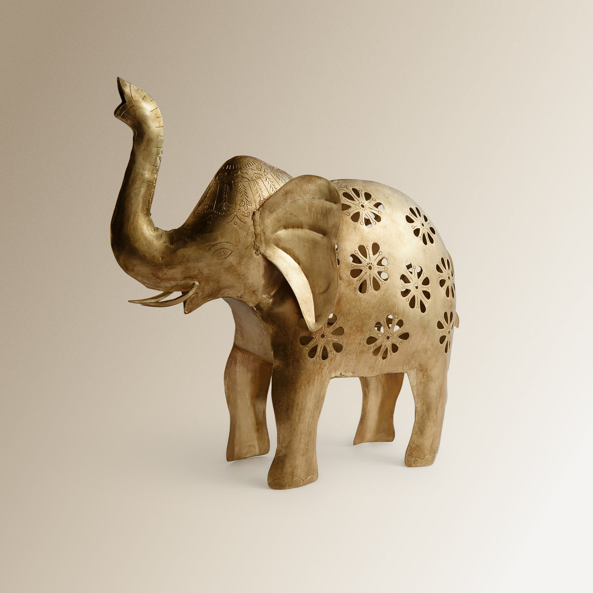 Escultura de  Elefante Olifant Oro