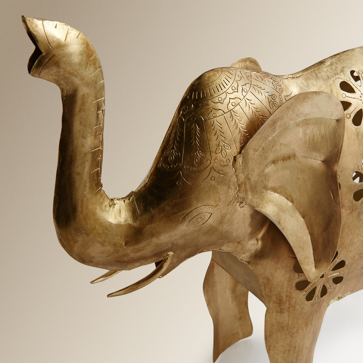 Escultura de  Elefante Olifant Oro